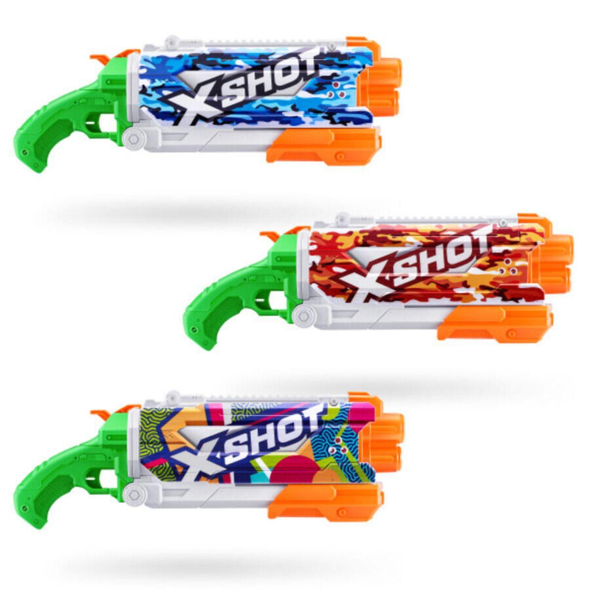 X-Shot Skins: Flux Blaster 2 Pack with 16 Darts by ZURU (Styles